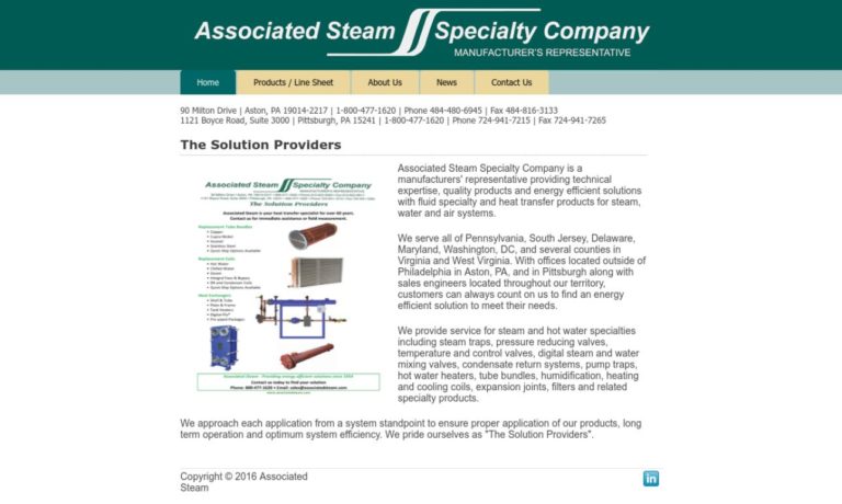 Associated Steam Specialty Co.