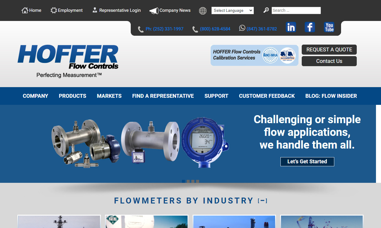 Hoffer Flow Controls, Inc.